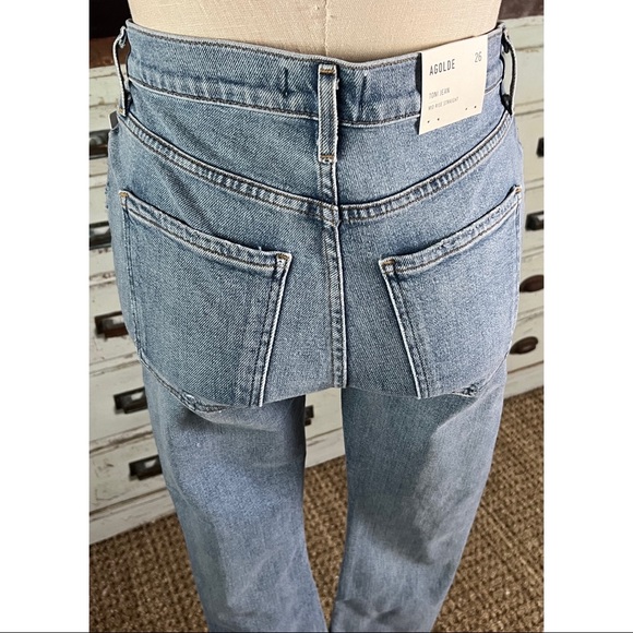 Agolde Toni Mid Rise Straight Jeans Size 26 - Picture 12 of 14